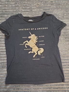 Black Kids 'Anatomy of a Unicorn' Glitter Graphic Tee